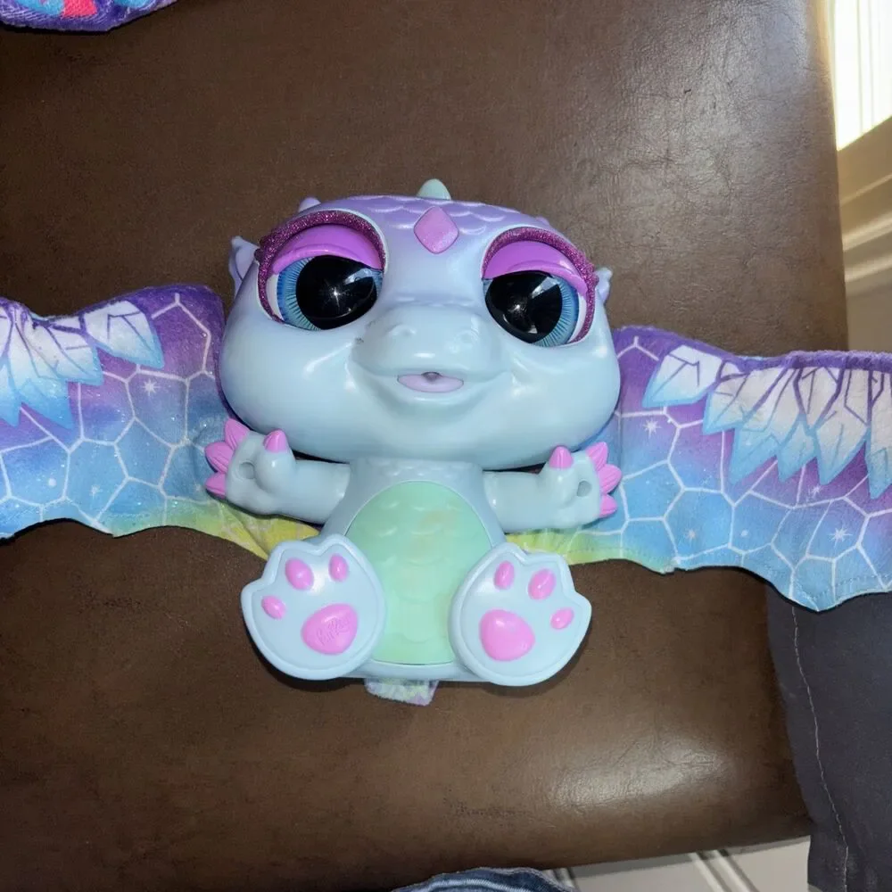 ULTRA RARE FurReal Mood Wings Snow Dragon TESTED & WORKING Lot Of 2 Toys